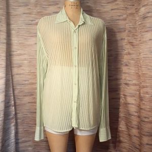 Groove lime green long sleeve shirt